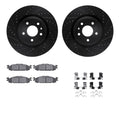 R1 Concepts Brake Rotor- Blank with Optimum Oe Pads Hdw Fits Volkswagen Golf