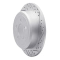 DFC 07-12 Dodge Nitro Rear Right Drilled & Slotted Geoperformance Rotor