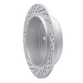 DFC 07-12 Dodge Nitro Rear Right Drilled & Slotted Geoperformance Rotor