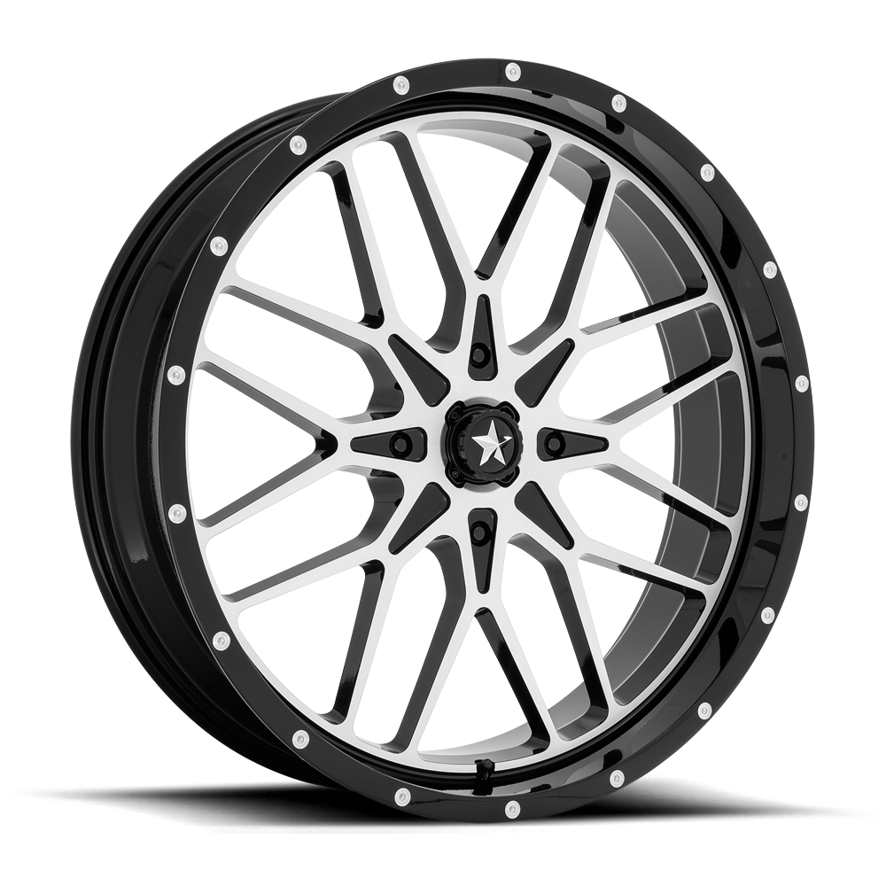 MA45 14X7 4X137 G-BLK MILL 10MM