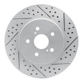 R1 04-09 Lexus Rx330 Front Right Drilled & Slotted Geoperformance Rotor