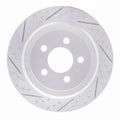 R1 07-12 Dodge Nitro Rear Left Drilled & Slotted Geo-Carbon Rotor