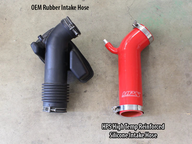 HPS Performance Black Reinforced Silicone Post MAF Air Intake Hose Kit for Lexus 01-05 IS300 I6 3.0L
