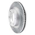 R1 03-09 Lexus Gx470 Front Left Drilled & Slotted Geoperformance Rotor