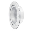 R1 Concepts Brake Rotor Drilled and Slotted Silver Fits Mitsubishi Montero