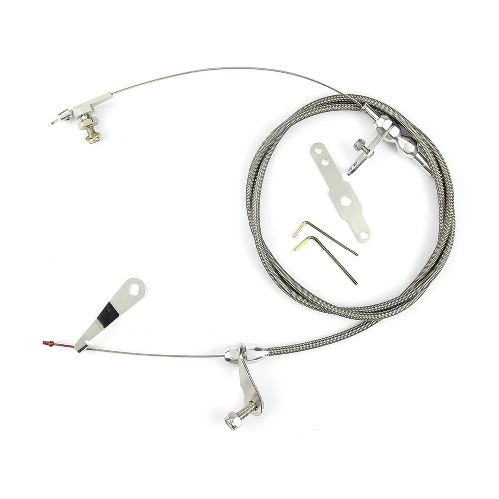 48IN HITECH STAINLESS STEEL HOUSING C6 BLOWER DRIVE KICKDOWN CABLE W/ POLISHED