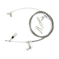 48IN HITECH STAINLESS STEEL HOUSING C6 BLOWER DRIVE KICKDOWN CABLE W/ POLISHED