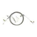 48IN HITECH STAINLESS HOUSING POWERGLIDE BLOWER DRIVE KICKDOWN CABLE W/ POLISH