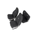 ~(10.1 lbs. 27X20X8)~ Jeep Neoprene Seat Cover Set Black [87-90 Wrangler YJ]