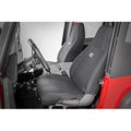 ~(10.1 lbs. 27X20X8)~ Jeep Neoprene Seat Cover Set Black [87-90 Wrangler YJ]