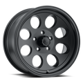 Cast Aluminum Wheels 171 MB 16x8 Matte Black 5 On 127 Bolt Pattern -5 Offset ION Wheels
