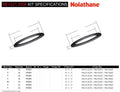 Body lift - kit 1 Inch 24 Bushings 9 Tubes 15 Bolts 28 Washers 4 Nuts Grease