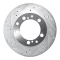 R1 87-97 Porsche 911 Rear Left Drilled Black Brake Rotor