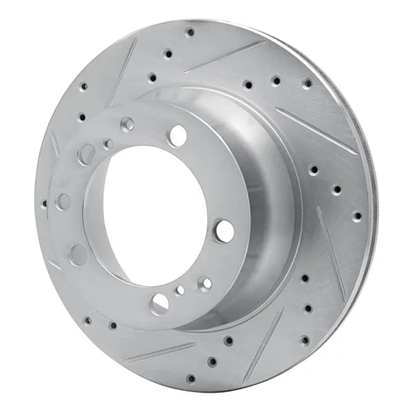 R1 87-97 Porsche 911 Rear Left Drilled Black Brake Rotor