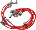 Super Conductor Spark Plug Wire Set ,Small Block Chevy, Socket Dist. Cap For Use On Chevy Small Block, Socket, Red Jacket MSD Ignition