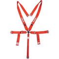 SFI CAMLOCK 5PT PD LAP SEAT BELTS RED