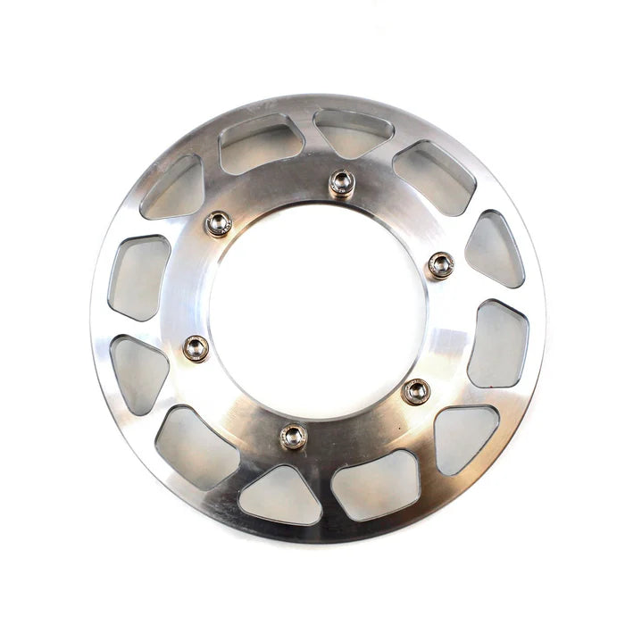 Industrial Injection 03-12 Cummins 5.9L/6.7L Billet Common Rail Fan Pulley w/Bolts - Clear Anodized