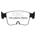 EBC 2022+ Audi A3 2.0T (40) Yellowstuff Front Brake Pads