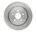 R1 08-14 Cadillac CTS Rear Right Drilled Black Brake Rotor