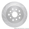 R1 08-16 Nissan Cabstar (Mexico) Front Left Drilled & Slotted Silver Brake Rotor