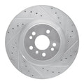 R1 08-16 Nissan Cabstar (Mexico) Front Left Drilled & Slotted Silver Brake Rotor