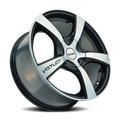 Touren 3190 TR9 18x8 / 5x112/120 BP / 40mm Offset / 74.1mm Hub Gloss Black Machined Wheel
