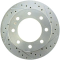 StopTech Select Sport 03-17 Chevrolet Express 2500 Sport Slotted & Drilled Left Front Brake Rotor