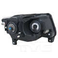 CAPA LH HEADLAMP LENS/HOUSING HALOGEN; CODE LMB; W/O LEVELING JEEP COMPASS 20112013