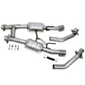 BBK 86-93 Mustang 5.0 High Flow H Pipe With Catalytic Converters - 2-1/2