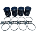 S B 4 x 6 Intercooler Boot Kit with Clamps (Set of 4) 83-2009