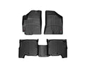WeatherTech 10-11 Hyundai Santa Fe Front and Rear Floorliners - Black