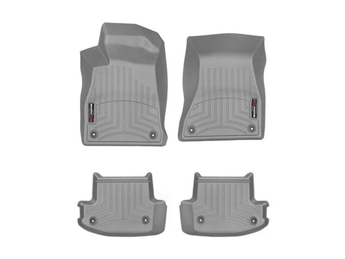 WeatherTech 2017+ Audi A4 (Sedan) Front & Rear FloorLiner - Grey