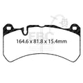 EBC 2016+ Alfa Romeo Giulia 2.9L Twin Turbo Yellowstuff Front Brake Pads