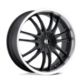 Wheel Pros Helo HE845 20X8.5 6X120 G-BLK/MCH 42MM HE84528577342