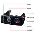 COMBO: 04-11 PROJ H.L CORNER LIGHTS GSY BK SMOKE LENS
