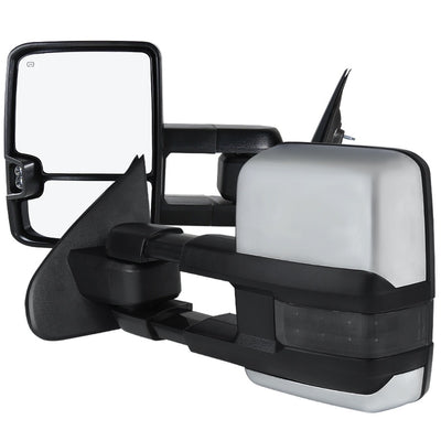TOWING MIRROR CHROME CVR POWER HEAT