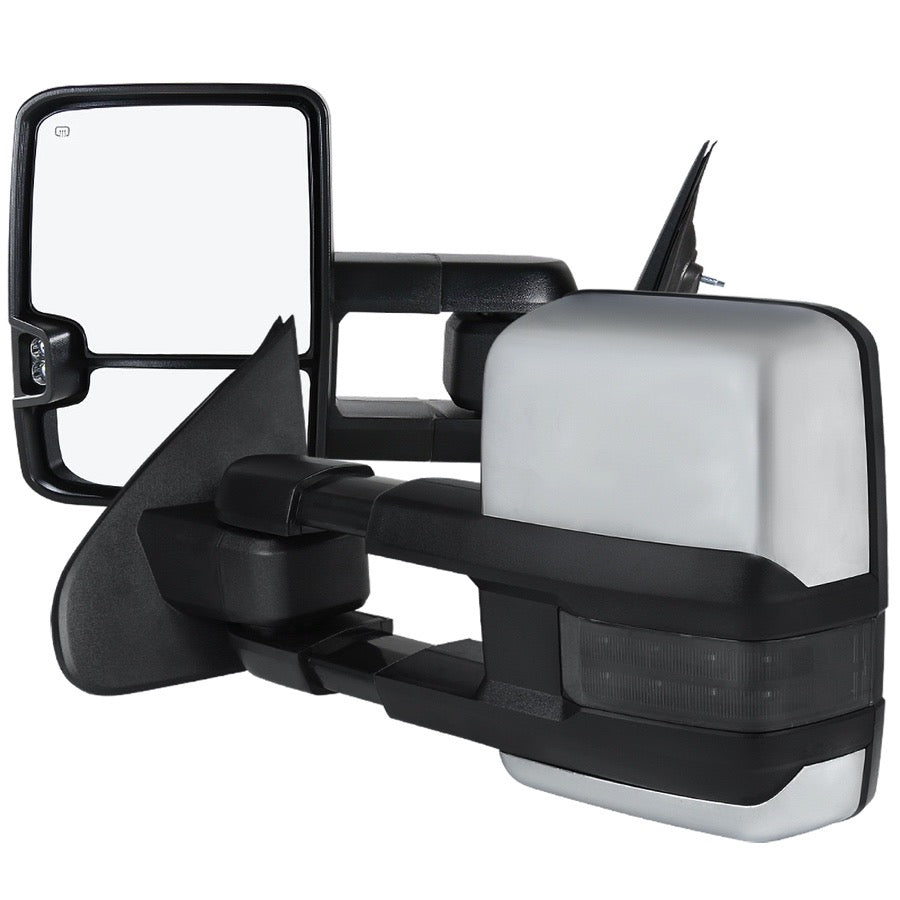 TOWING MIRROR CHROME CVR POWER HEAT