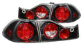 ANZO 1998-2002 Toyota Corolla Taillights Black