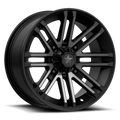 M40 15X7 4X137.00 SATIN BLACK W/ TI