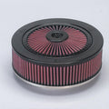 K&N X-Stream Top Filter - Red - Size 9in - 5.125in Neck Flange / 2.75in Height