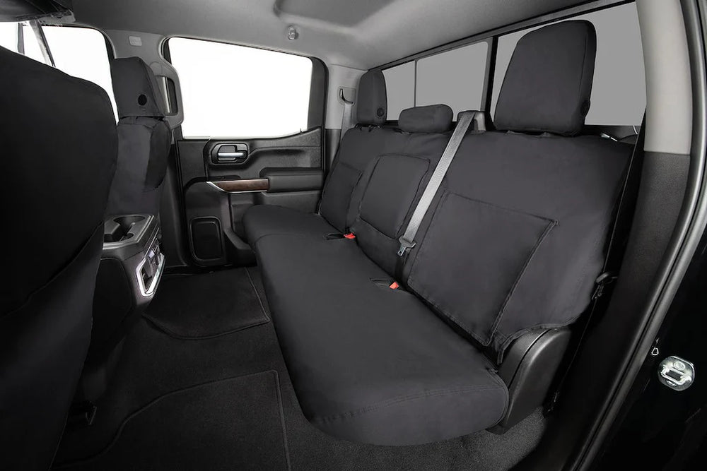 CUSTOM SEAT SAVER SECOND ROW POLYCOTTON CHARCOAL