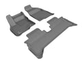 3D MAXpider 2017-2020 Chevrolet Bolt Ev Kagu 1st & 2nd Row Floormats - Gray