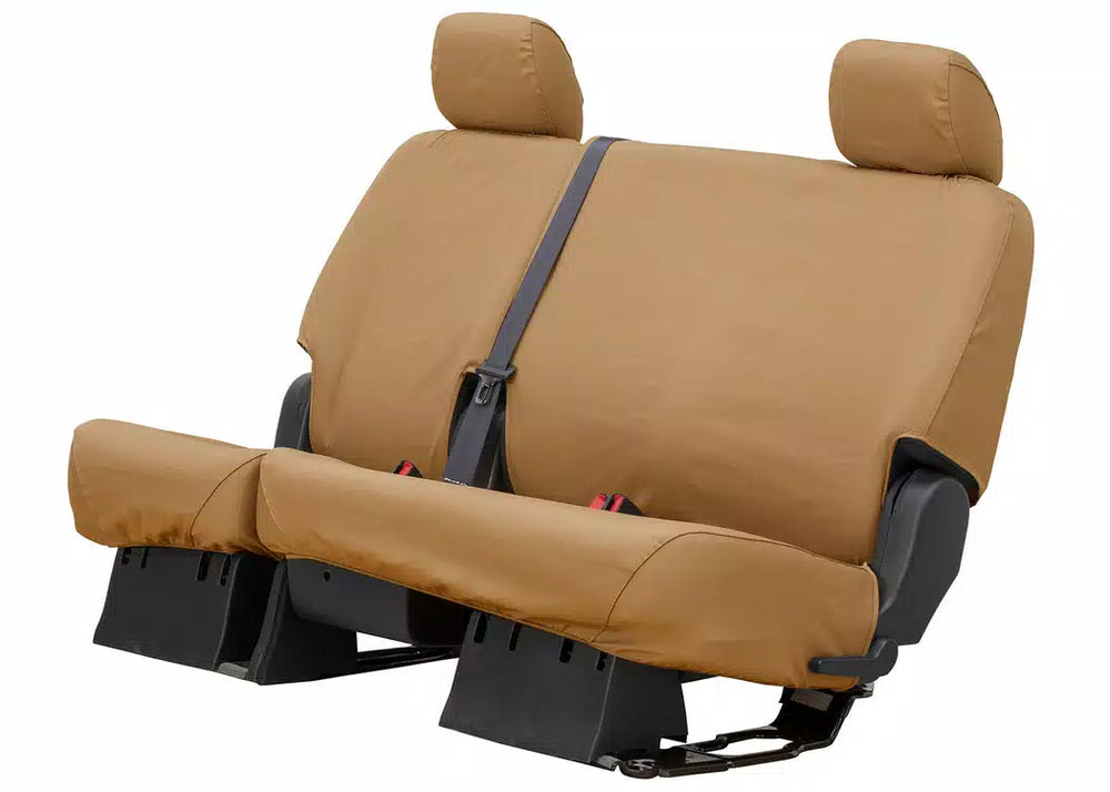 21C BRONCO POLYCOTTON SEATSAVER CUSTOM SECOND ROW SEAT COVERS TAN