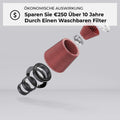 K&N Filter Universal Rubber Filter 5.375in Flange ID x 6.75in OD x 5.125in H