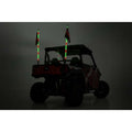 Whip Mount | Bed | 4' Multl-Color LED Whip Pair | Polaris General/Ranger 1000/Ranger XP 900/1000