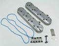 Granatelli 96-22 GM LS Tall Valve Cover w/Integral Angled Coil Mounts - Cast Finish