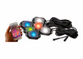 6-POD RGBW Hi-Power Rock Light Complete Kit with Bluetooth APP controls  in Retail Box