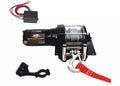 3000lb ATV Winch with Mini-Rocker Switch Mounting Channel Roller Fairlead