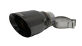 Single 4.0 Inch Black Pro-Series Tip (Clamp Included) 2.5 Inch Inlet Universal Stainless Steel Corsa Performance