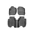 WeatherTech Black Front and Rear Floorliners Fits -20-19 Fit 44705-1-2
